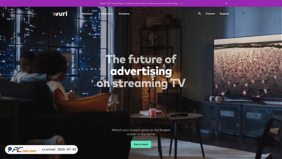 Screenshot of wurl.com