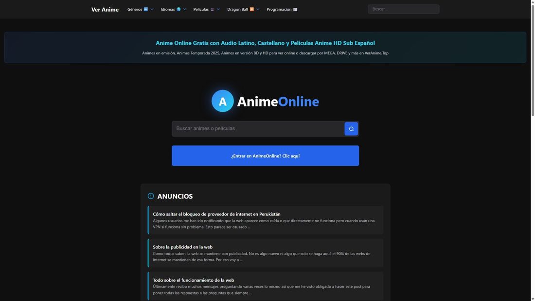 Screenshot von ww3.animeonline.ninja