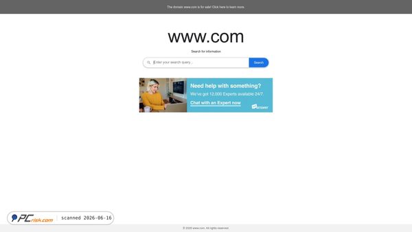 www.com screenshot