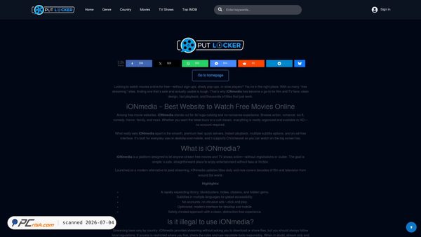 www1.ionmedia.net screenshot