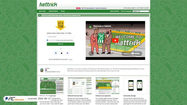 www83.hattrick.org screenshot