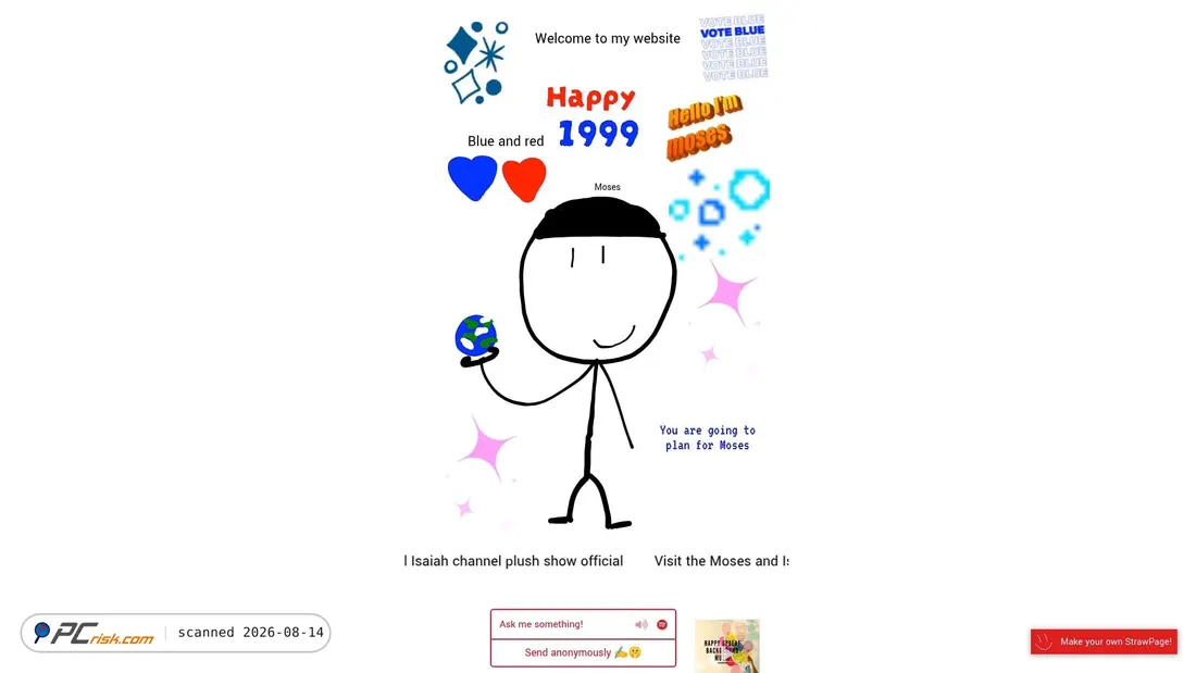 Screenshot of wwwmosesfanscom.straw.page