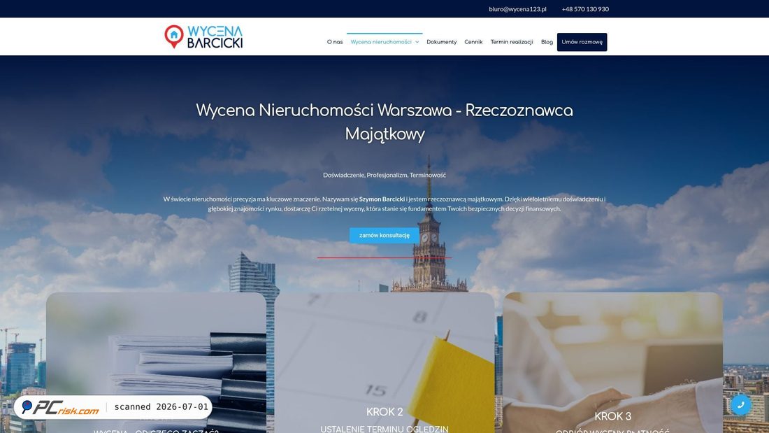 Screenshot of wycena123.pl