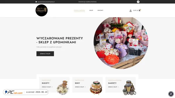 wyczarowaneprezenty.pl screenshot