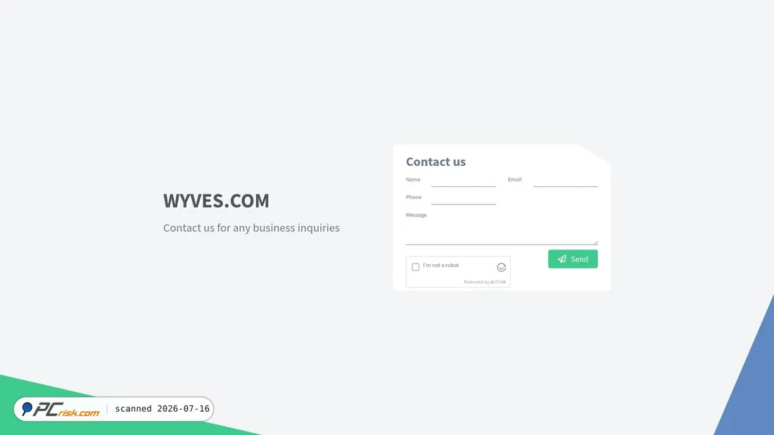 Screenshot of wyves.com