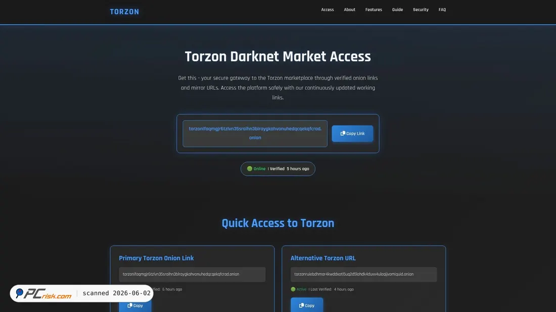 Screenshot of x1.torzon-onion-market.com