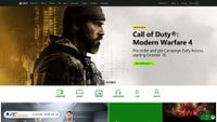 Screenshot di xbox.com