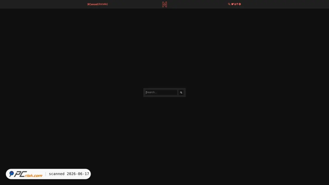Screenshot of xcancel.com