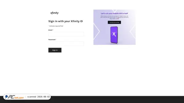 xefinity.weebly.com screenshot
