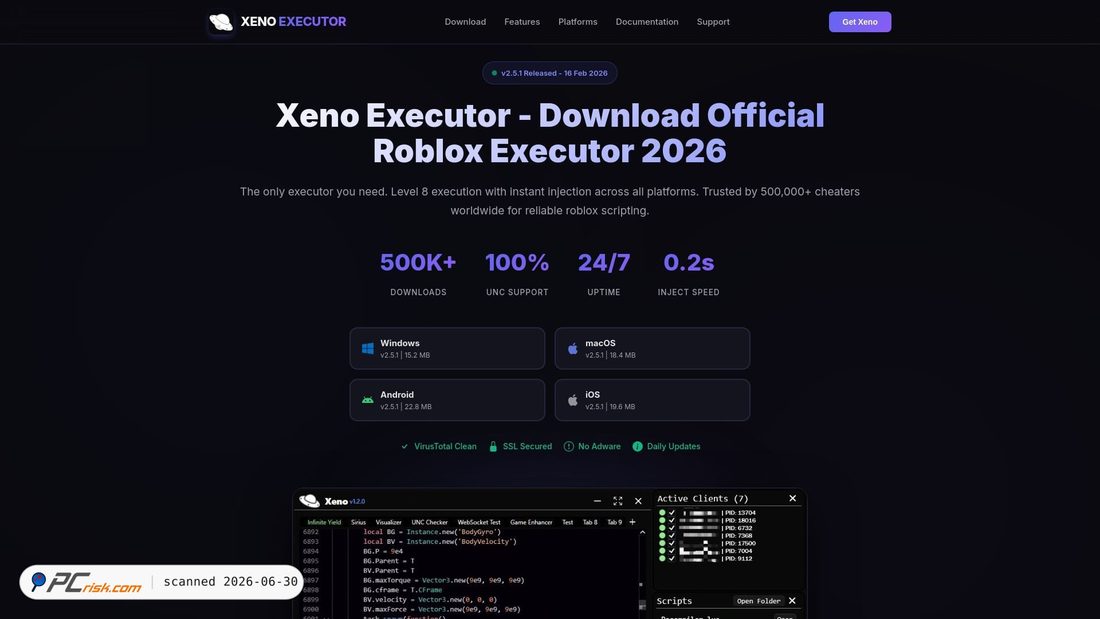 Screenshot of xeno.com.de