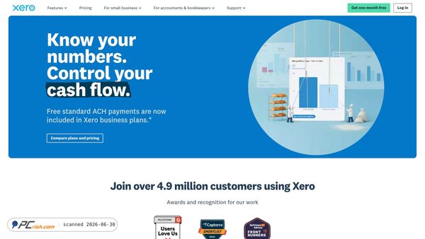xero.com screenshot