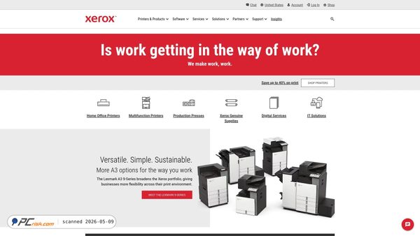 xerox.com Screenshot