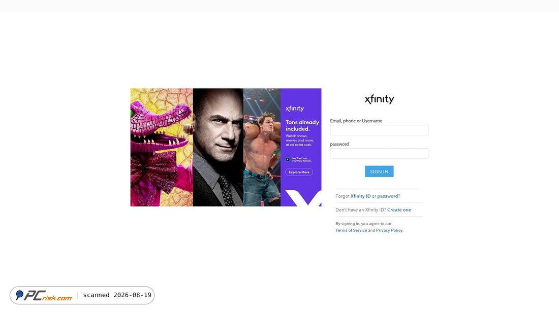 Capture d’écran de xfinityaccount-upgrade.weebly.com
