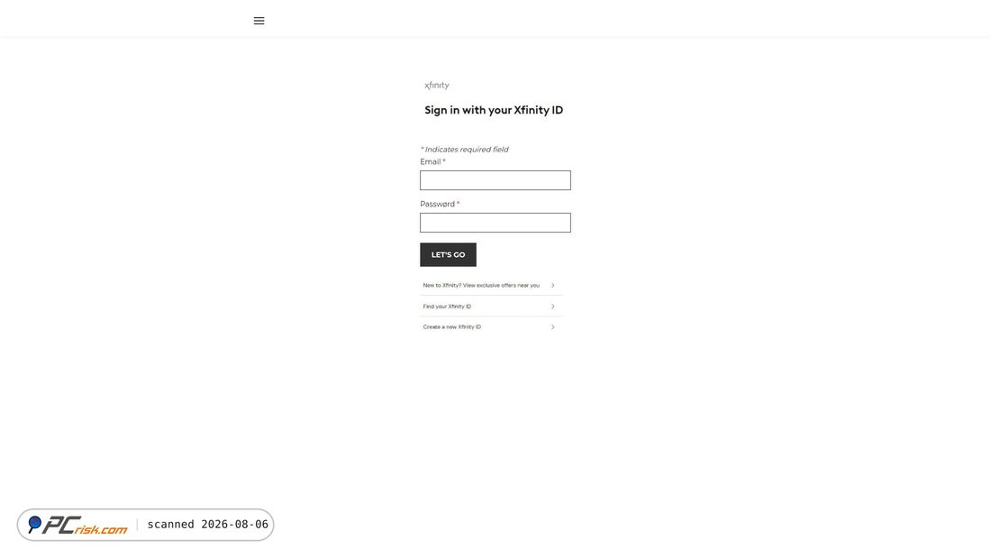 Capture d’écran de xfinityupdatemailer.weebly.com