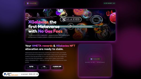 xgalaxymetaverse.com screenshot