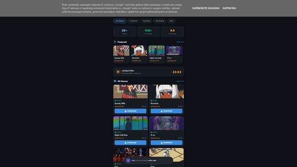 xgames.it.com screenshot