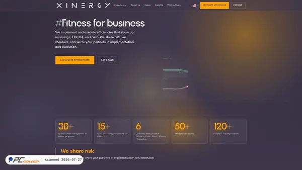 xinergy.cl screenshot
