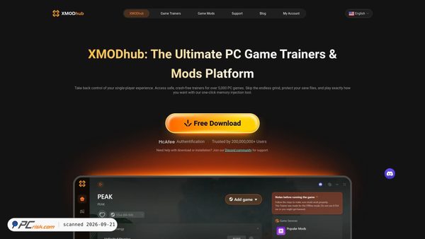 Captura de xmodhub.com