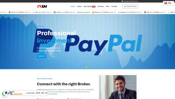 xmtradeonline.com screenshot