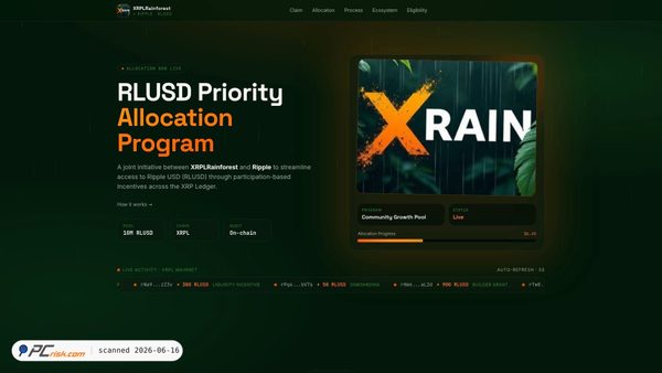 xrplrainforests-rlusd.com screenshot
