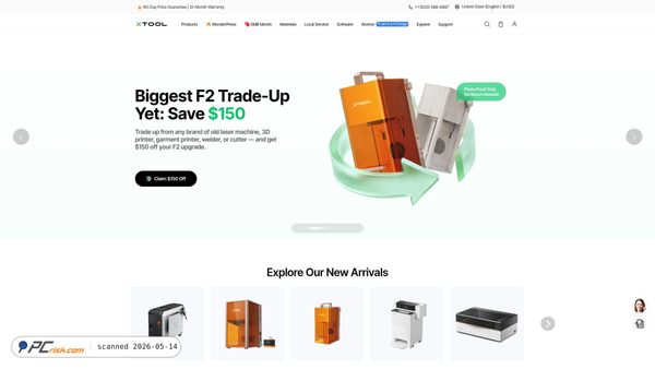 xtool.com Screenshot