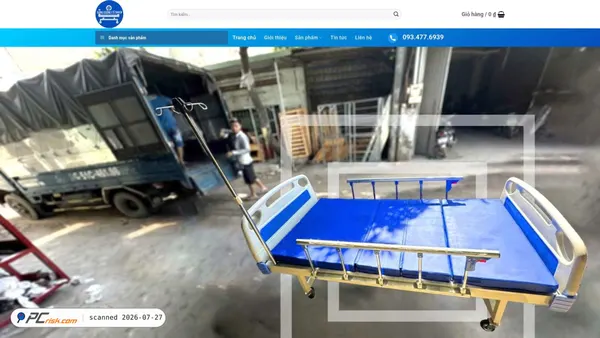 xuonggiuongyte.com screenshot