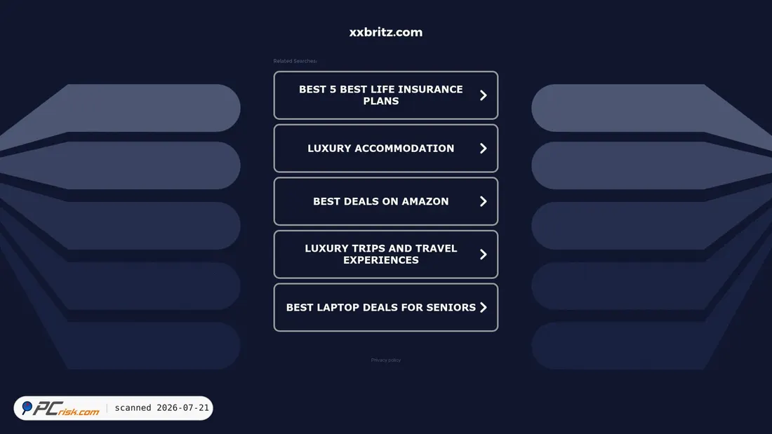 Screenshot of xxbritz.com