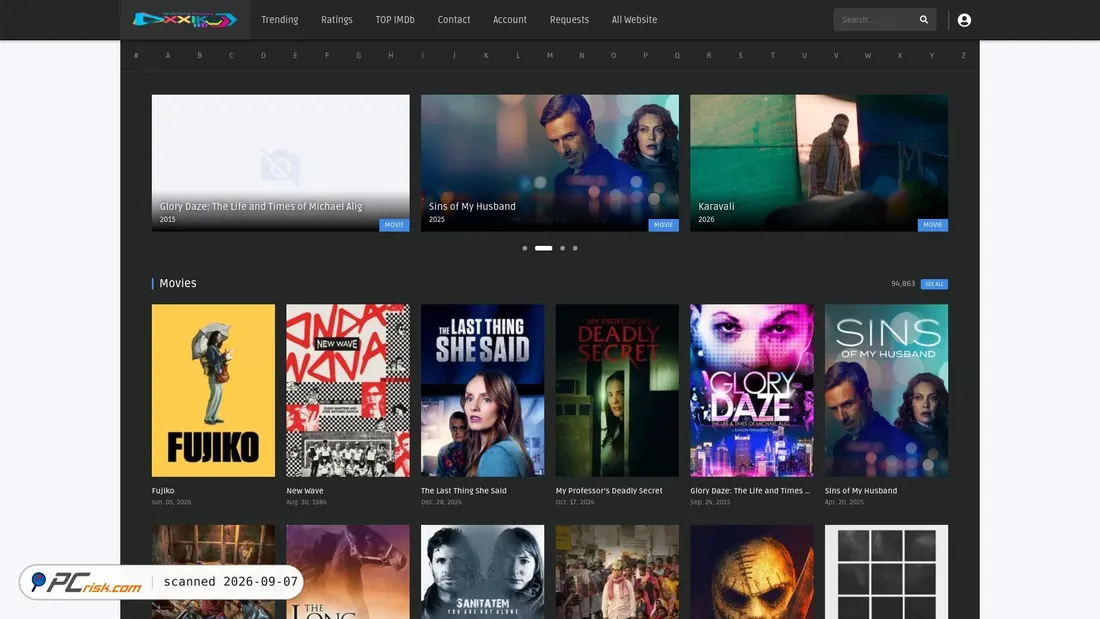 Captura de pantalla de xxiku.com