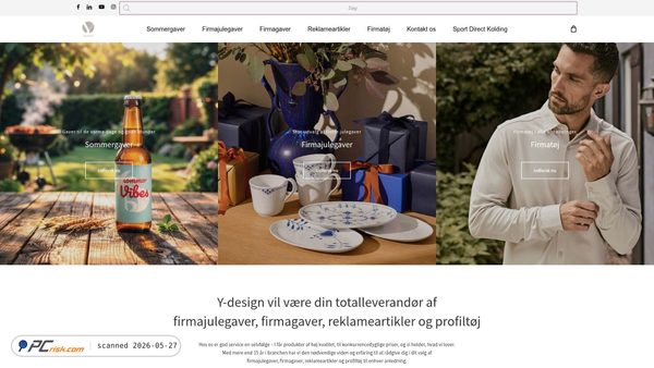 y-design.dk screenshot