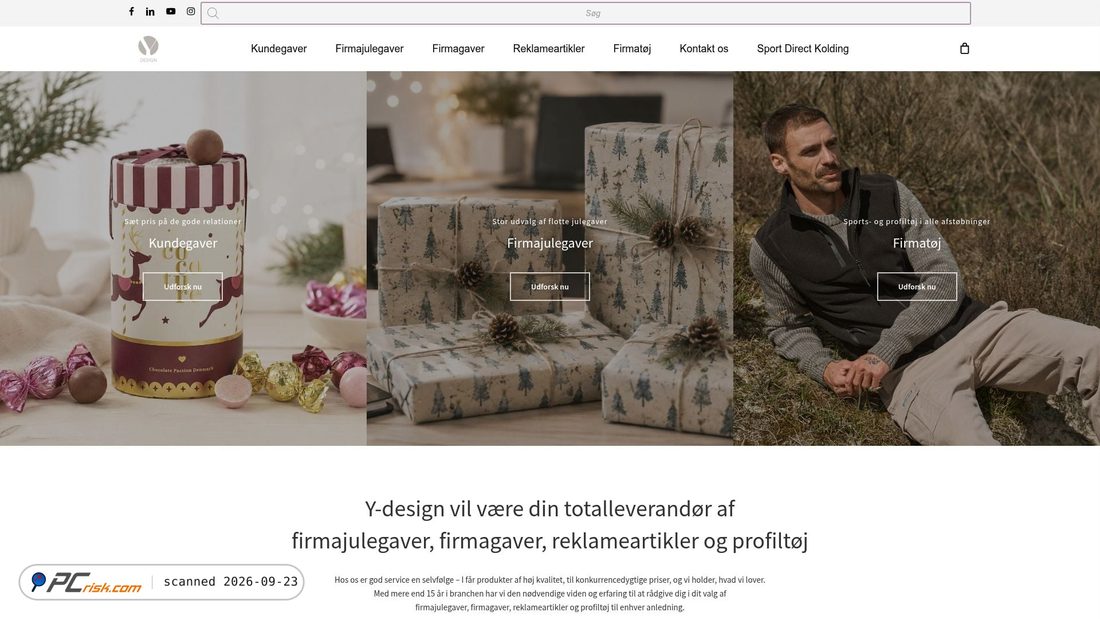 Zrzut ekranu y-design.dk