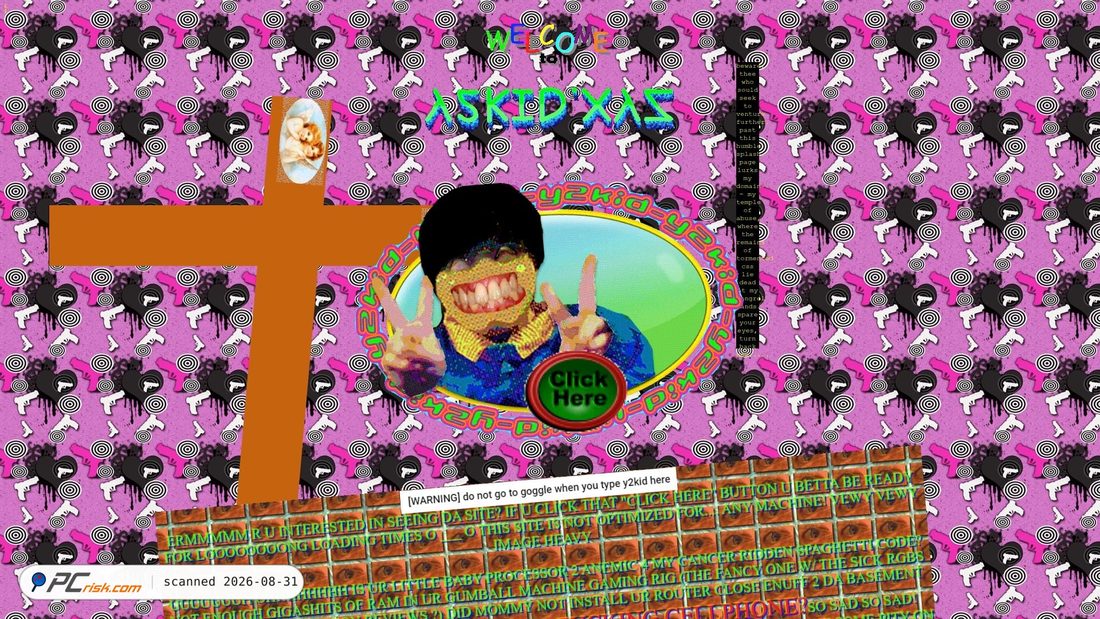Screenshot von y2kid.xyz