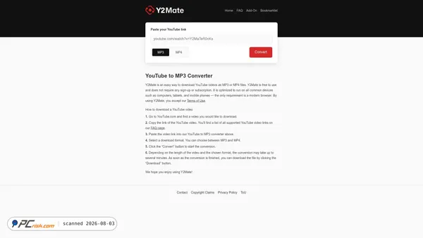 y2mate.nu screenshot