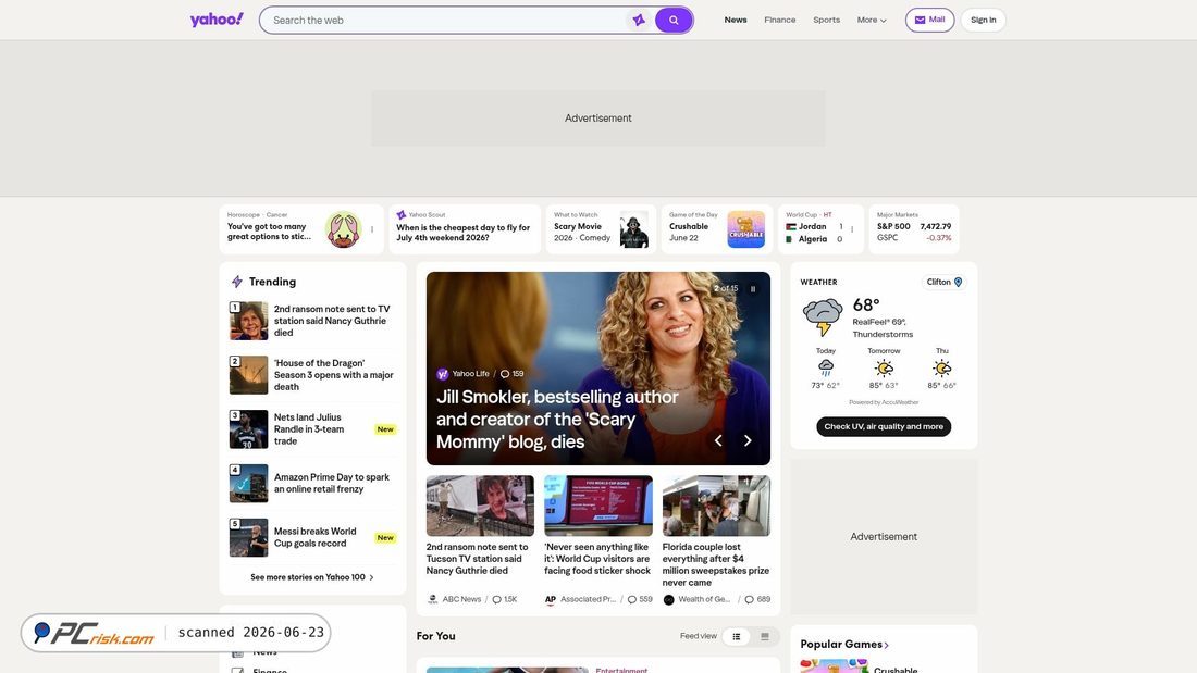Screenshot of yahoo.net