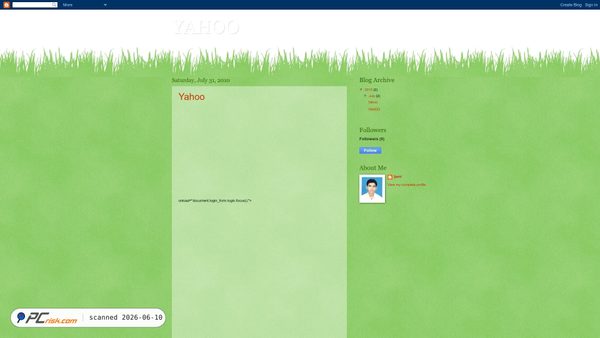 yahoo302.blogspot.com screenshot