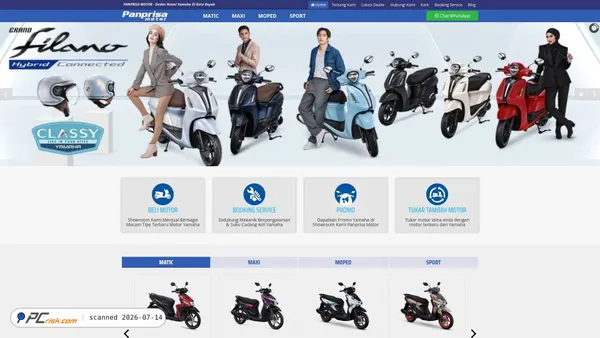 yamahadepok.com screenshot