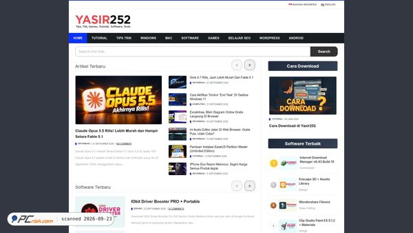 yasir252.com screenshot
