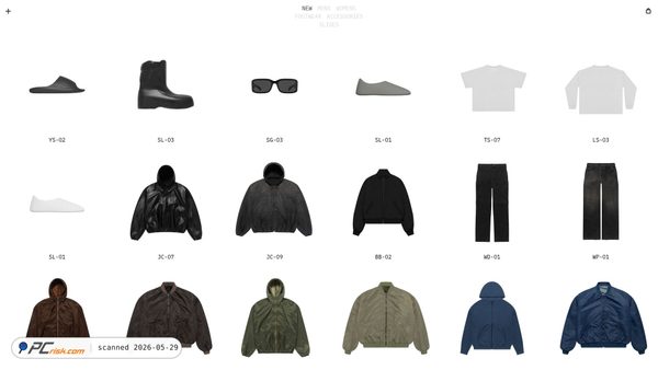 yeezy.com screenshot