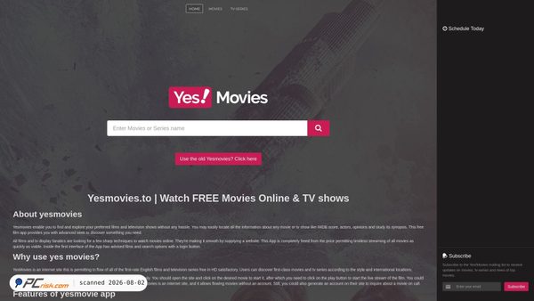 yesmovies.ag screenshot