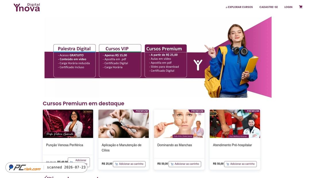 Screenshot von ynovadigital.com.br