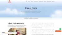 yoga.shivholisticyoga.com screenshot