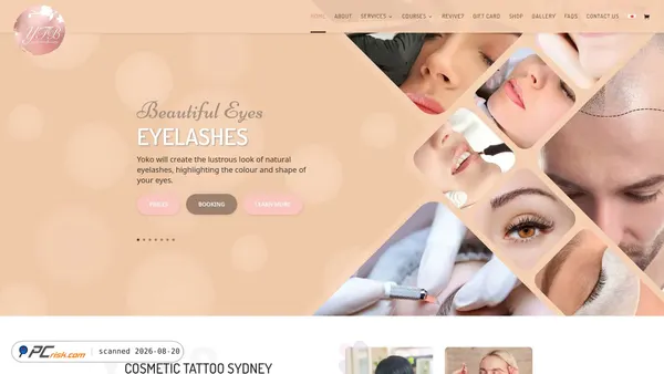 yokototalbeauty.com.au screenshot