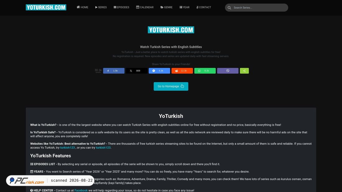 Screenshot van yoturkish.to