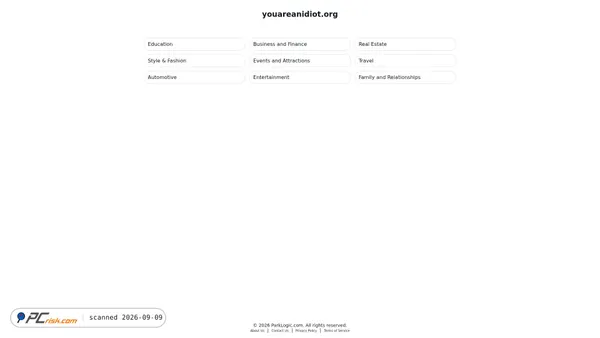 Captura de youareanidiot.org