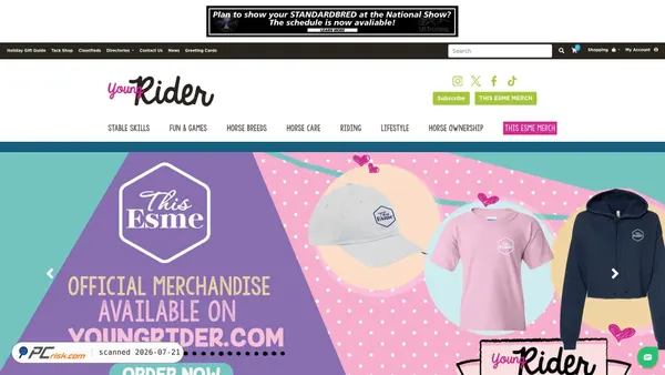 youngrider.com screenshot