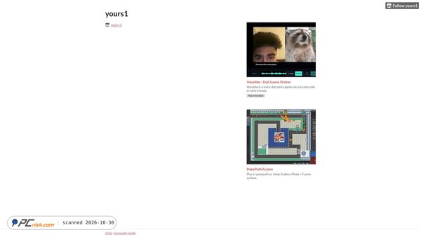 yours1.itch.io screenshot