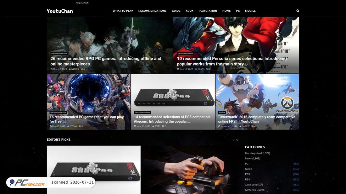 Screenshot of youtu-chan.com