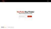 youtubekeyfinder.com screenshot