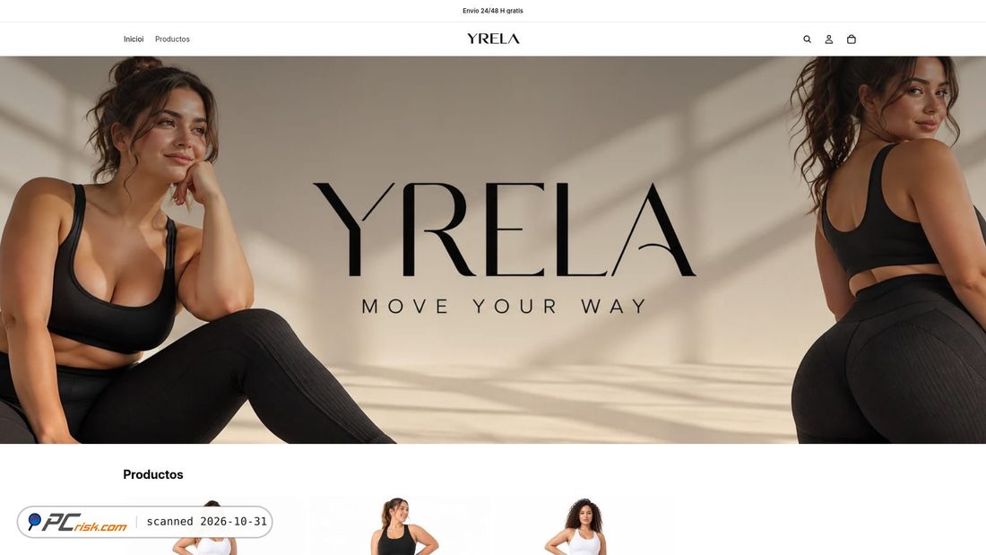 Capture d’écran de yrela.com