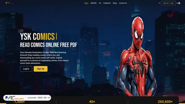 ysk-comics.com Screenshot