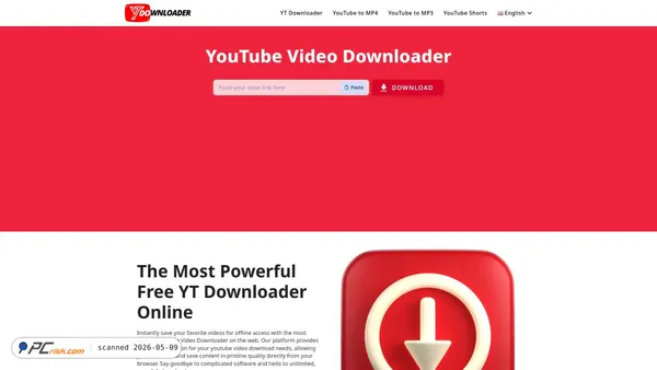 ytdownloader.io screenshot